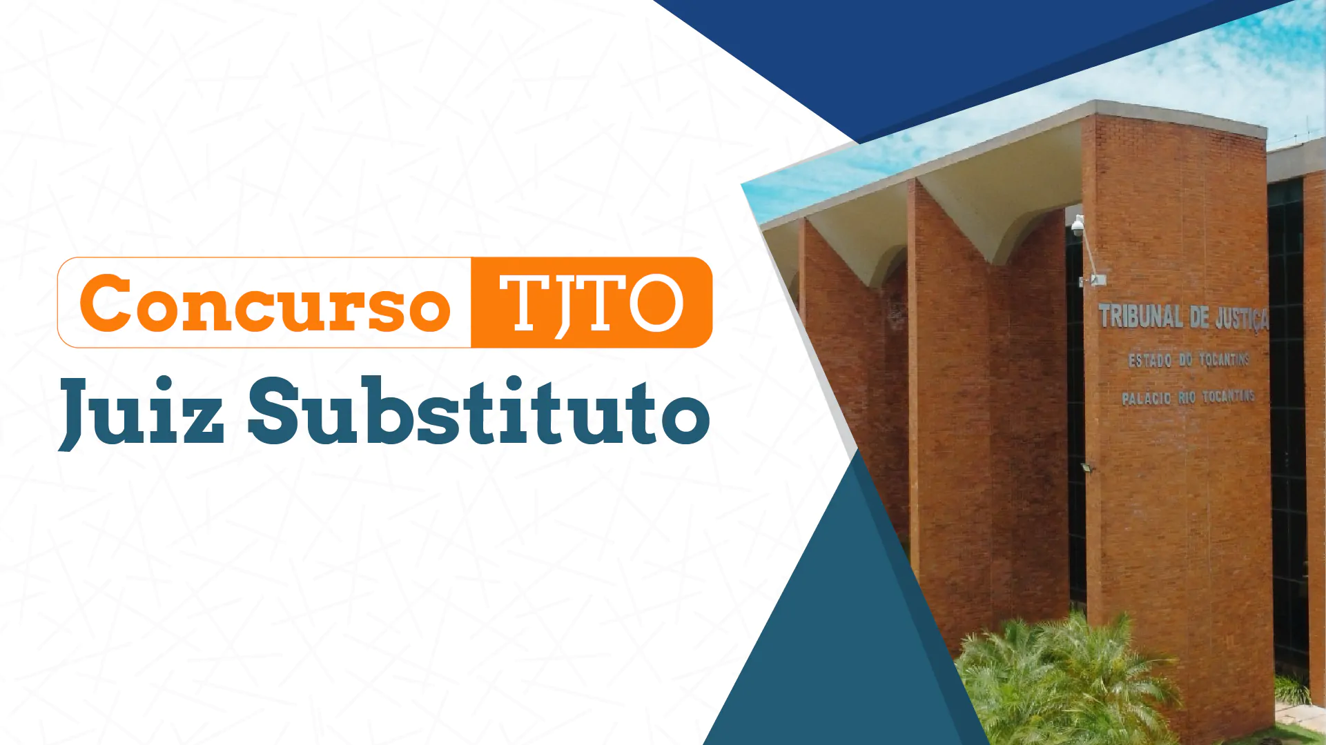A um mês da prova objetiva do concurso para juiz do TJTO, presidente da comissão de seleção fala sobre os preparativos